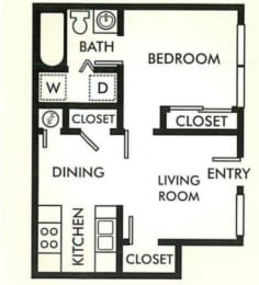 One Bedroom apartment home