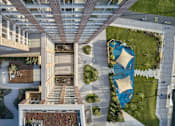 Thumbnail 27 of 46 - Capital Dock External Drone Views of Terraces and Playground
