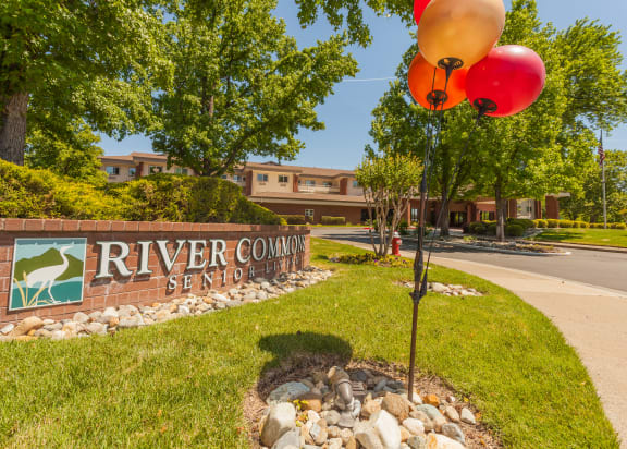 Property Signage at River Commons Senior Living, Redding California