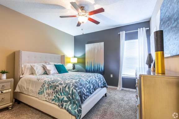 Modern Bedroom at Canebrake Apartment Homes, Shreveport, LA