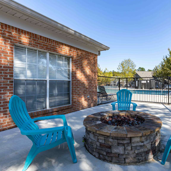our apartments showcase a beautiful patio