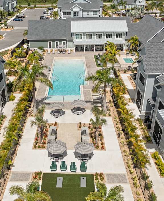 Swimming pool at Palm Grove, Ellenton, Florida