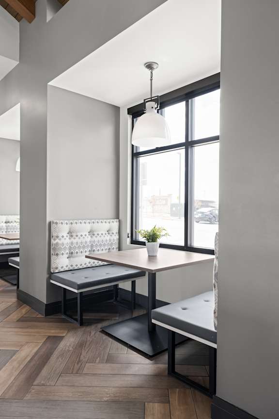 Dining room with tables at Alta25, Monument, 80132