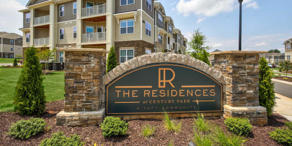 Property Signage at Residences at Century Park, Greer, SC 29650