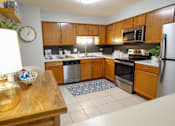 Thumbnail 19 of 49 - kitchen with stainless steal appliances