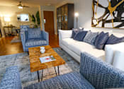 Thumbnail 9 of 49 - Living Room with full plank flooring