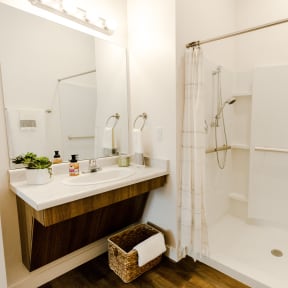 Pristine Bathroom at Meadows at Homestead