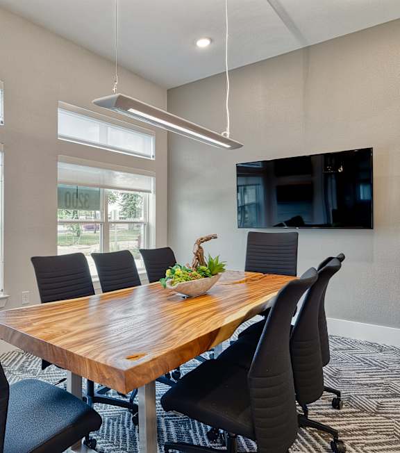 Conference Room at La Cima Affordable Apartments in Austin  TX