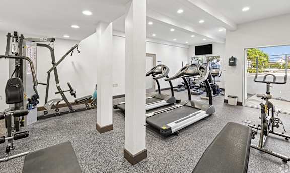 Cardio Machines at Oak Park Apartments, California