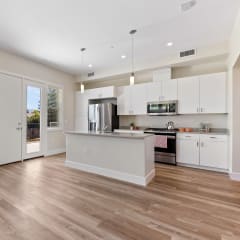 kitchen island with appliances