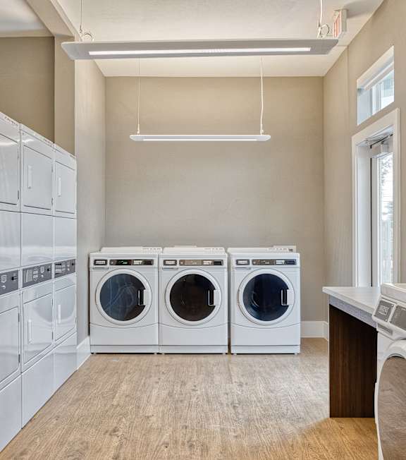 On-Site Laundry Center at La Cima Affordable Apartments in Austin, TX