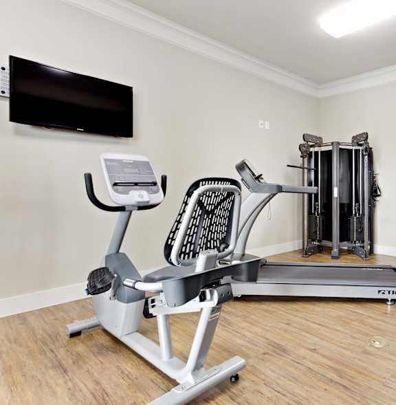 Fitness Center at The Laurel at Vintage Park 55+ Apartments, Texas, 77377