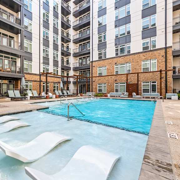 Resort Style Pool at Hawkins Press, Charlotte, 28203