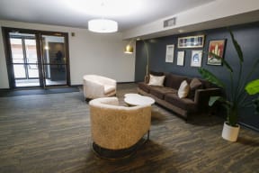 lounging area