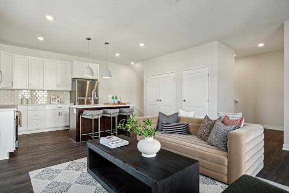 The Espen-Townhome Kitchen and Living Room
