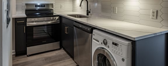  Spacious Kitchen at The Kales Building Apartments in Detroit, MI
