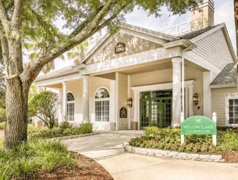 Exterior of clubhouse