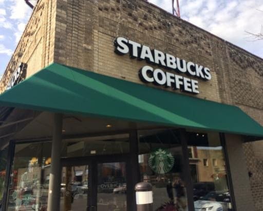 starbucks near Liffey on Snelling apartments in St. Paul MN