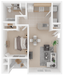 Floor Plan 1x1
