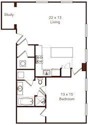 Transit 16 Floor Plan at Metro67, Memphis, TN