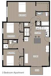  Floor Plan 3 Bedroom 2 Bathroom