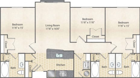 Lincoln floor plan.