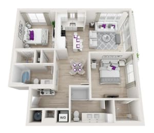 Utopia Floor Plan at Altis Little Havana, Miami