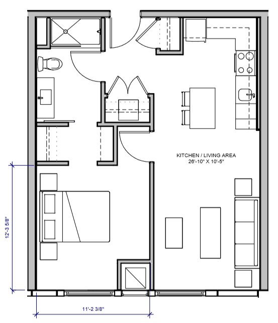 Floor Plan  Residence - B1.K