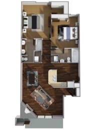 1 Bedroom Apartments in Garland & Mesquite, TX 75043
