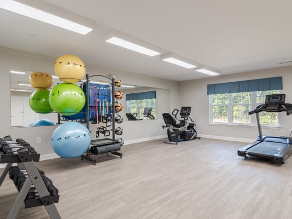 the preserve at ballantyne commons fitness room