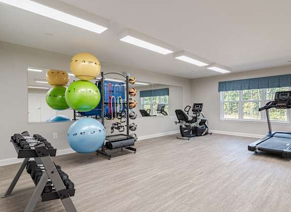 the preserve at ballantyne commons fitness room