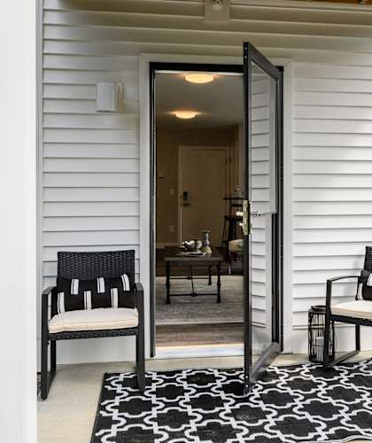 Private Outdoor Space at Carriage Walk Apartments, Maine, 04074