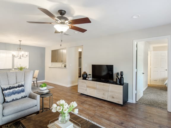living room at Bridgewater Apartment Homes, Mississippi 39047