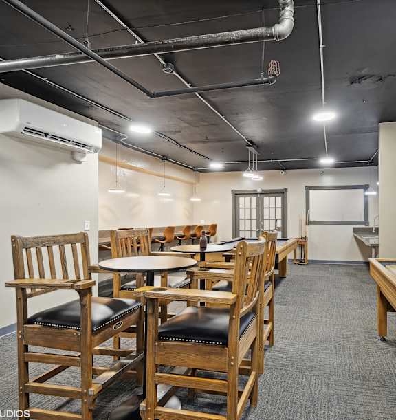 Shuffleboard at CWE Apartments, St. Louis, 63108