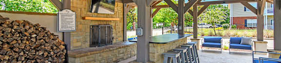 outdoor lounge at Landing at Willow Bayou in Bossier City, LA 71111