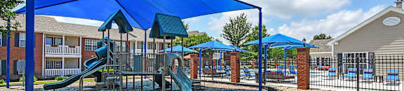 our apartments have a playground for kids at Bridgewater Apartment Homes, Brandon, MS 39047