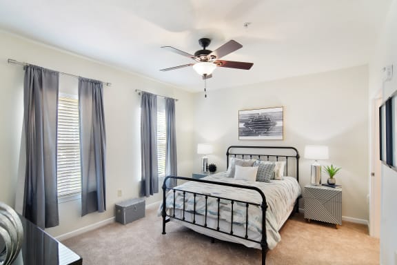 Spacious Bedroom at Landing at Willow Bayou Apartment Homes, Bossier City, LA, 71111