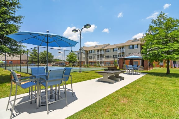 Sidewalk at The Madison Apartment Homes in Tyler, TX