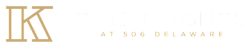 a logo for the knights of the knights 50th anniversary event at The Knights @ 506 Delaware Apartments, Buffalo, NY 14202