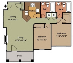 Floor Plan 2x2 C