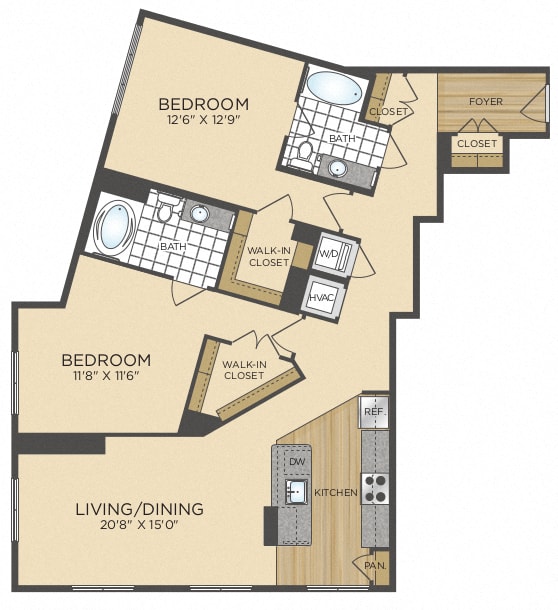 two bedroom loft apartments washington DC