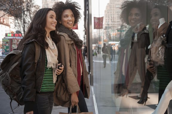 Residents Shopping Via Seaport Residences in Boston 02210