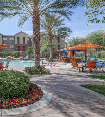 Resort style Pool and Spa at Sonata Apartments