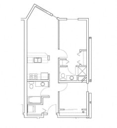 2 bed 2 bath at Eastlake 2851 Apartments, Seattle