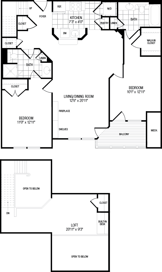 annapolis bay 3 bed floor plan