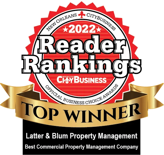a graphic of reader rankings top winner with a gold ribbon