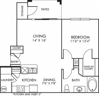 Avon. 1 bedroom apartment. Kitchen with bartop open to living/dining rooms. 1 full bathroom. Walk-in closet. Patio/balcony.