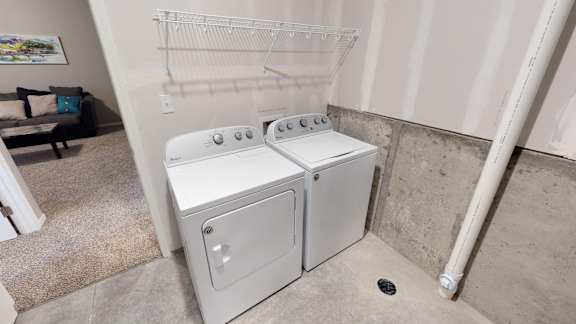 laundry room, washer and dryer