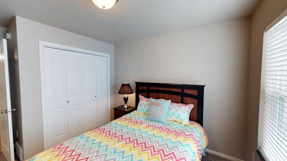 bedroom with bed