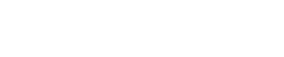 a white logo on a black background